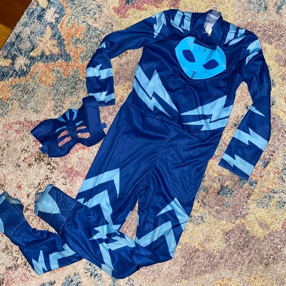 PJ MASKS CATBOY Light Up Halloween Costume Size Lg 4-6 - Picture 2 of 7